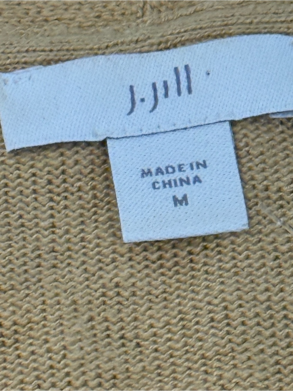 J Jill M Mustard Gold Longline Cardigan Sweater Button Front Lightweight Fall - Picture 2 of 4